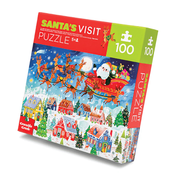 100 pc Puzzle Santa's Visit-Tools 4 Teaching-Classroom Decor and More