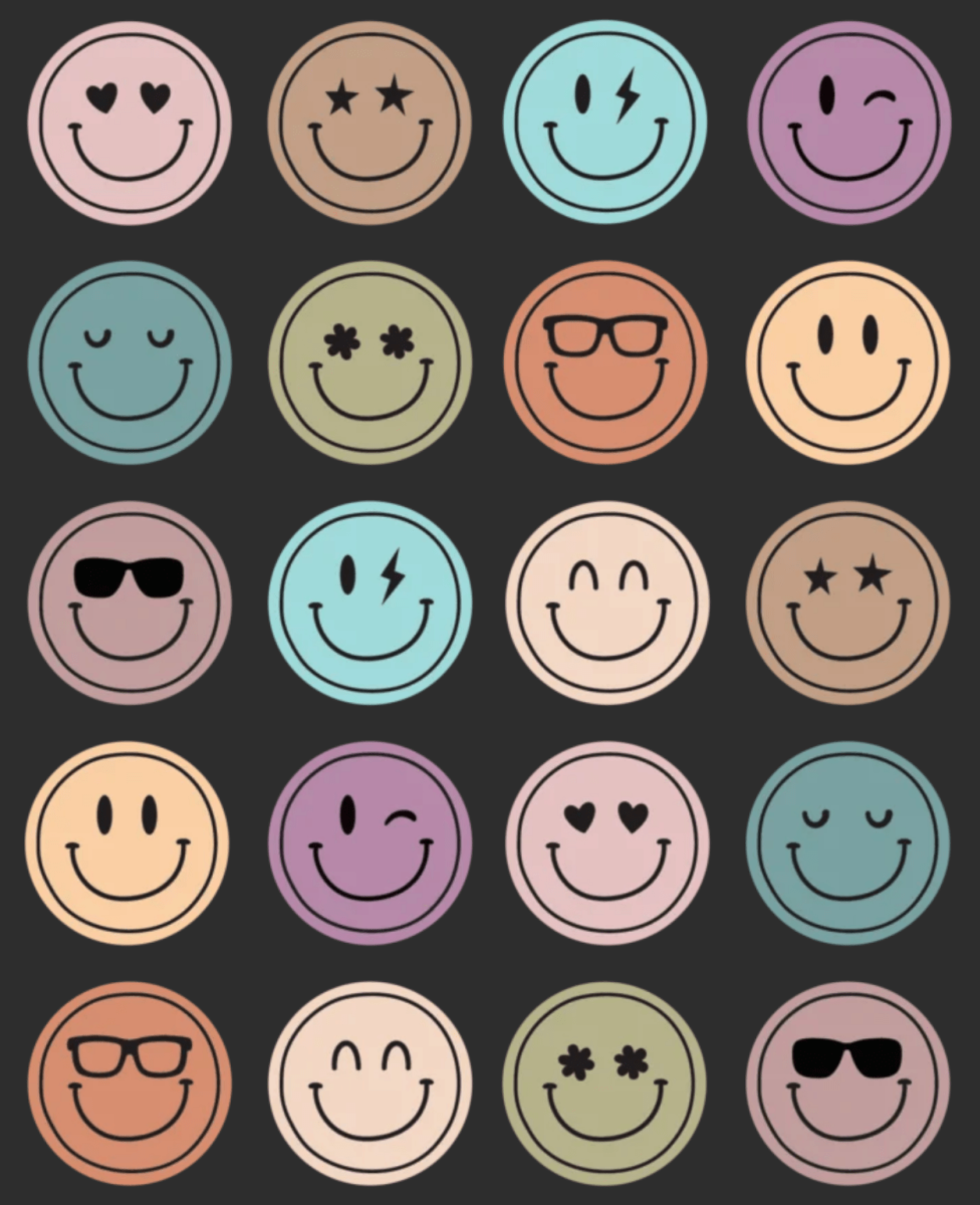 Calming Colors Smiley Faces Stickers - Tools 4 Teaching