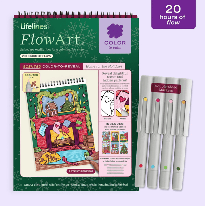 Lifelines® FlowArt® - Scented Color-to-Reveal | Home for the Holidays