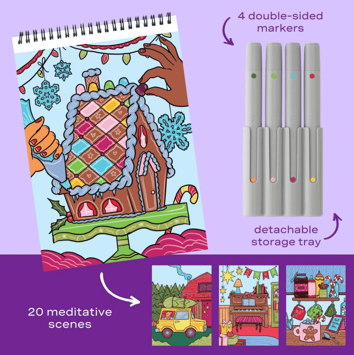 Lifelines® FlowArt® - Scented Color-to-Reveal | Home for the Holidays