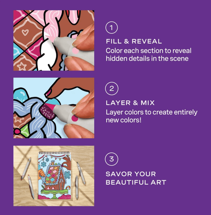 Lifelines® FlowArt® - Scented Color-to-Reveal | Home for the Holidays