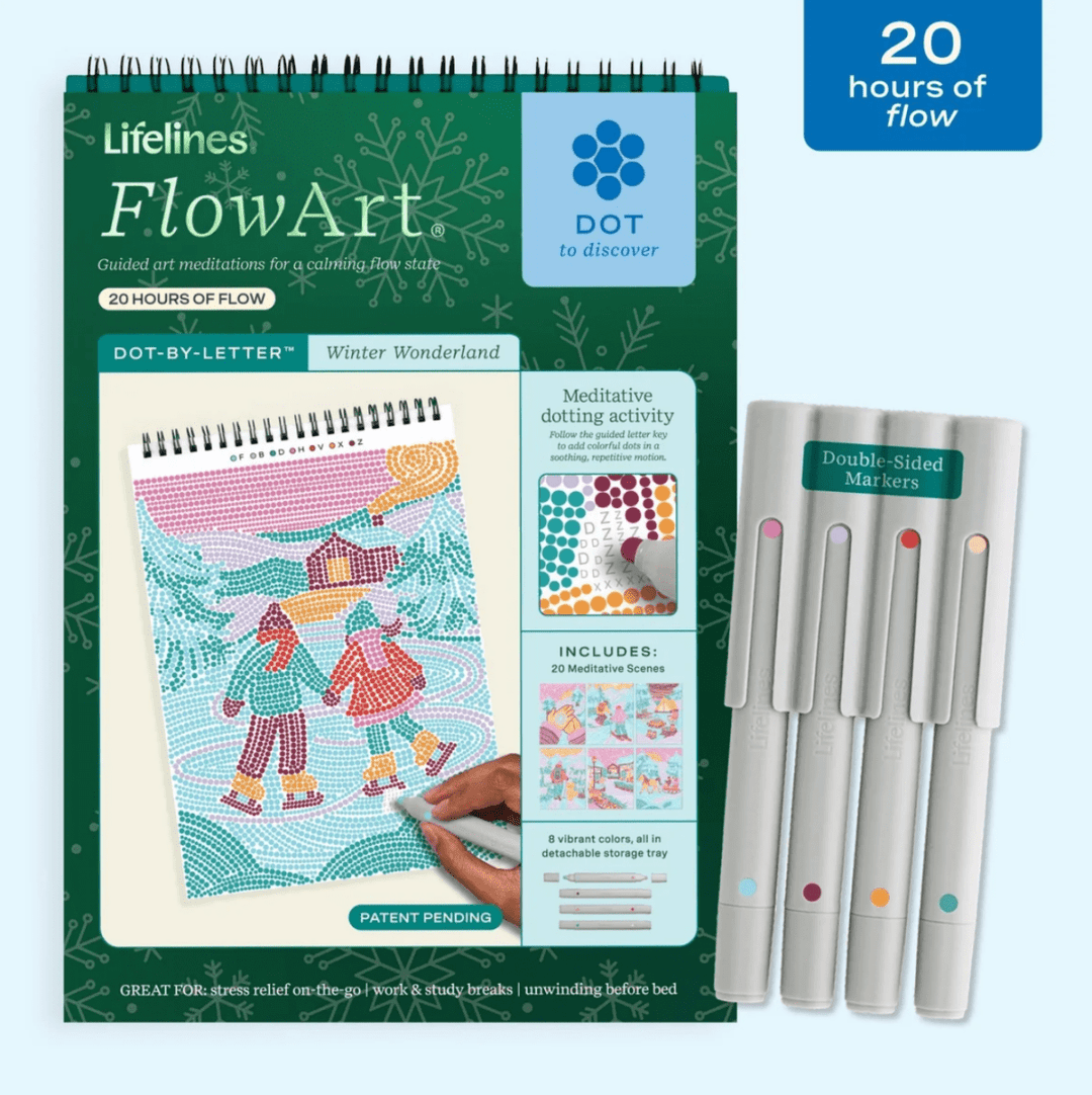 Lifelines® FlowArt® - Dot-By-Letter™ | Winter Wonderland - Tools 4 Teaching