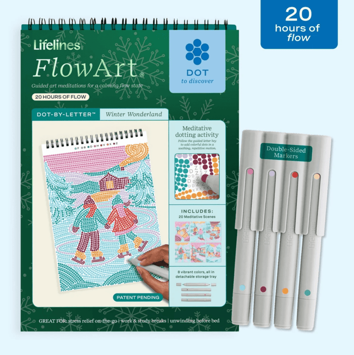 Lifelines® FlowArt® - Dot-By-Letter™ | Winter Wonderland - Tools 4 Teaching