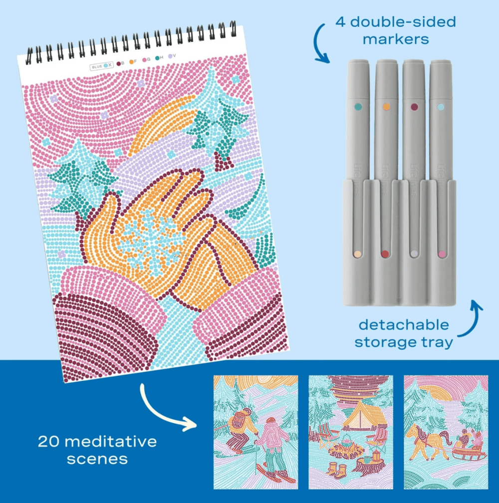 Lifelines® FlowArt® - Dot-By-Letter™ | Winter Wonderland - Tools 4 Teaching