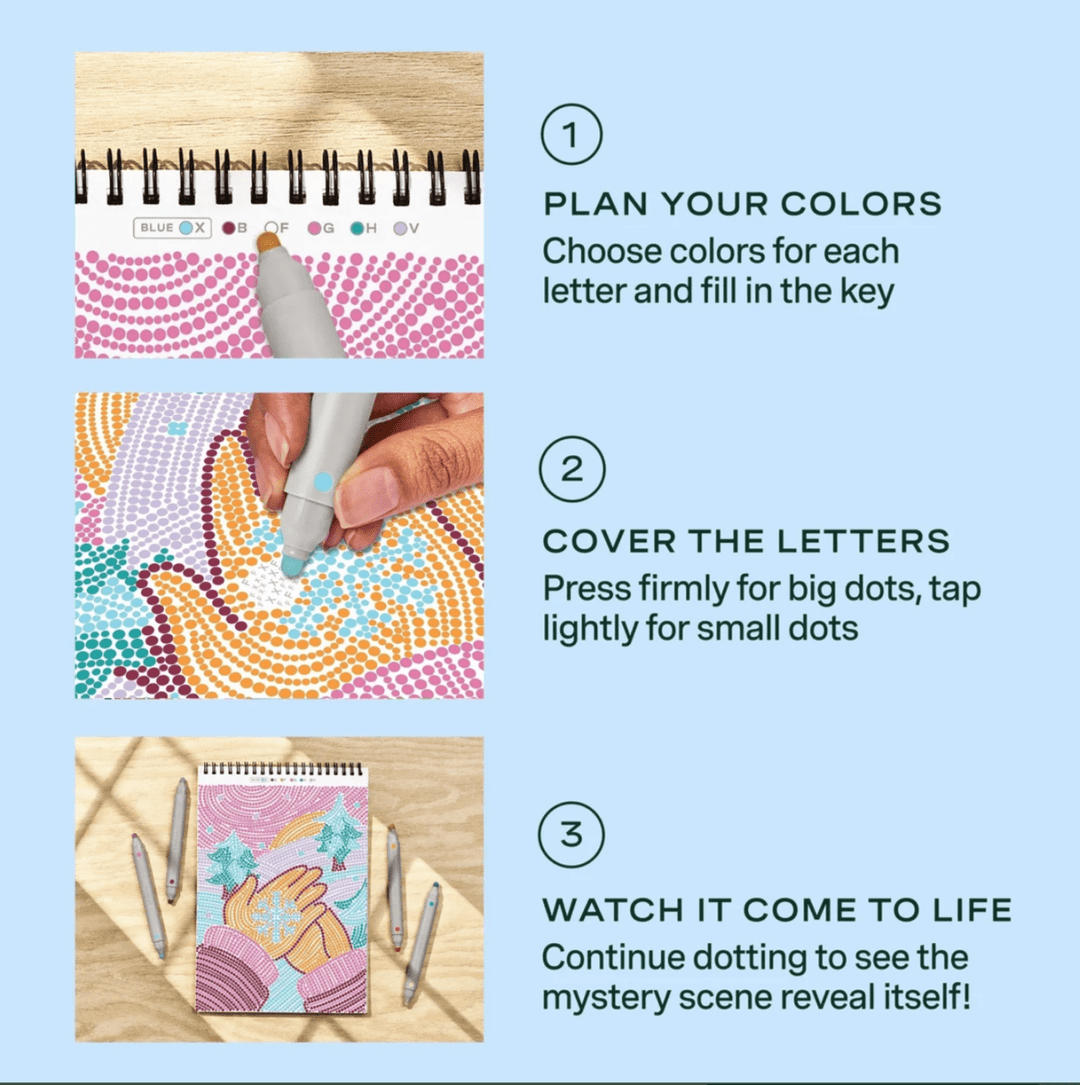 Lifelines® FlowArt® - Dot-By-Letter™ | Winter Wonderland - Tools 4 Teaching