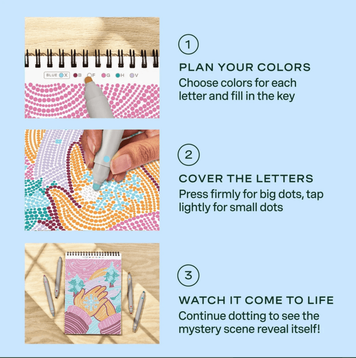 Lifelines® FlowArt® - Dot-By-Letter™ | Winter Wonderland - Tools 4 Teaching