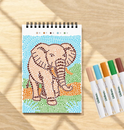 Lifelines® FlowArt® Mini - Dot-by-Letter Into the Wild