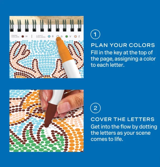 Lifelines® FlowArt® Mini - Dot-by-Letter Into the Wild