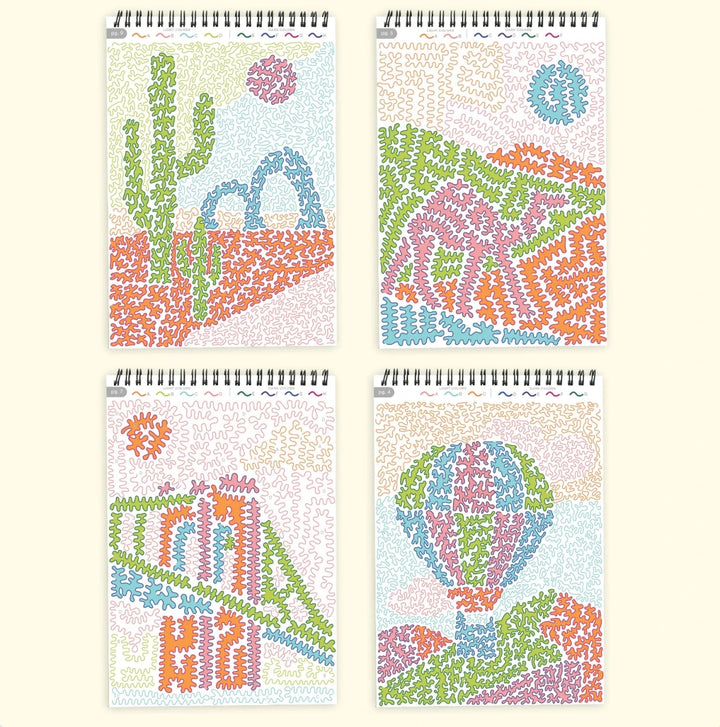Lifelines® FlowArt® Trace - By - Letter Pack Your Bags - Tools 4 Teaching