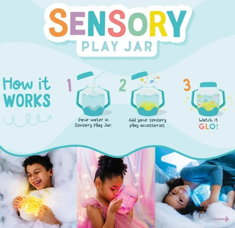 Sensory Play Jar- Cozy Cloud