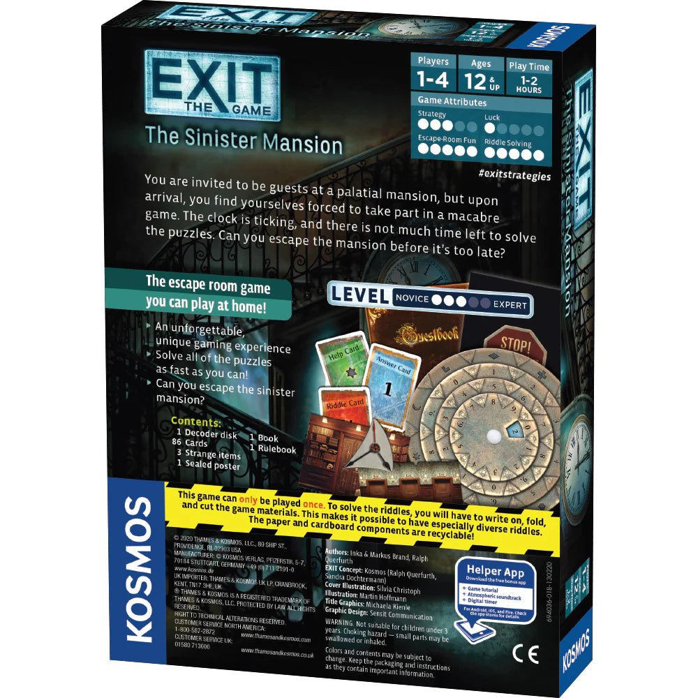 EXIT: The Sinister Mansion - Tools 4 Teaching