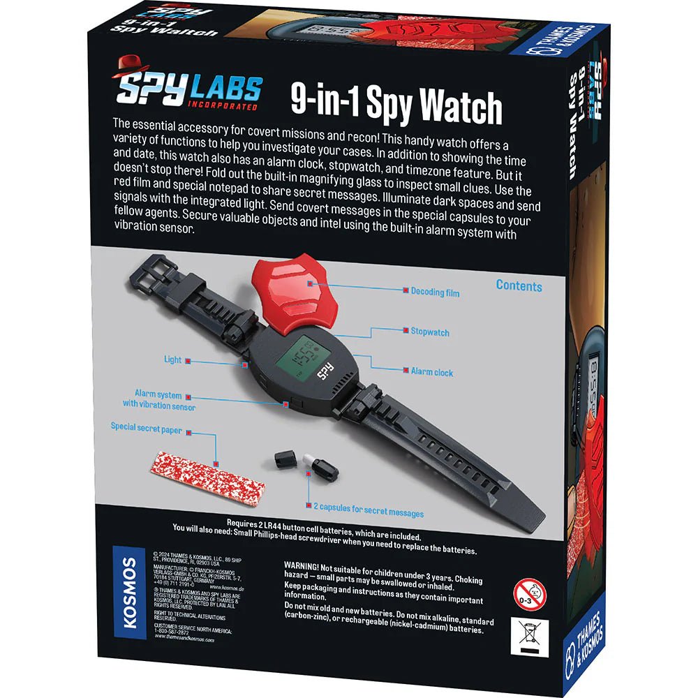 9 in 1 Spy Watch - Tools 4 Teaching