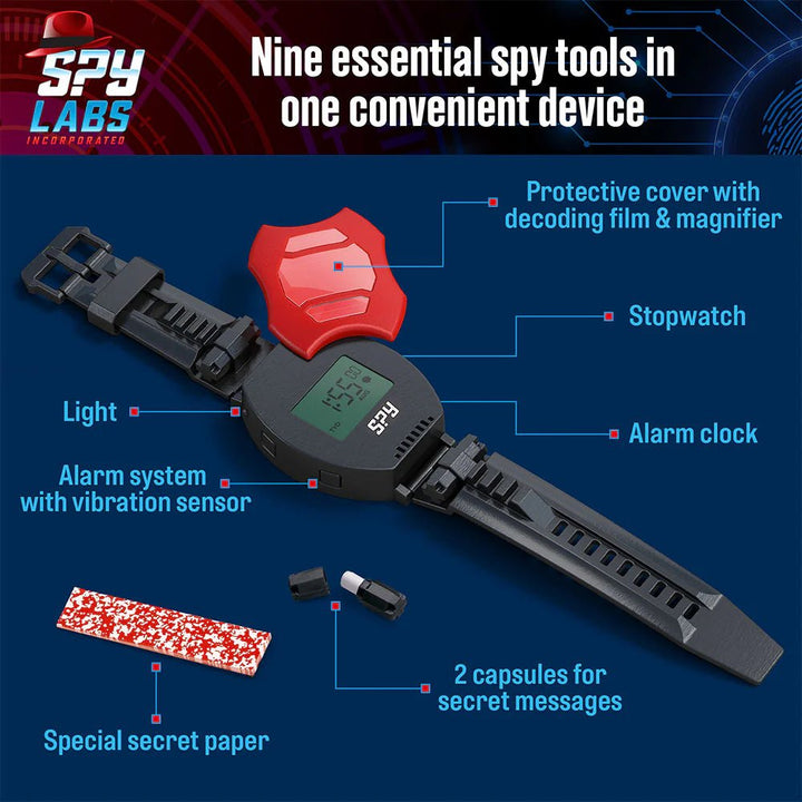9 in 1 Spy Watch - Tools 4 Teaching