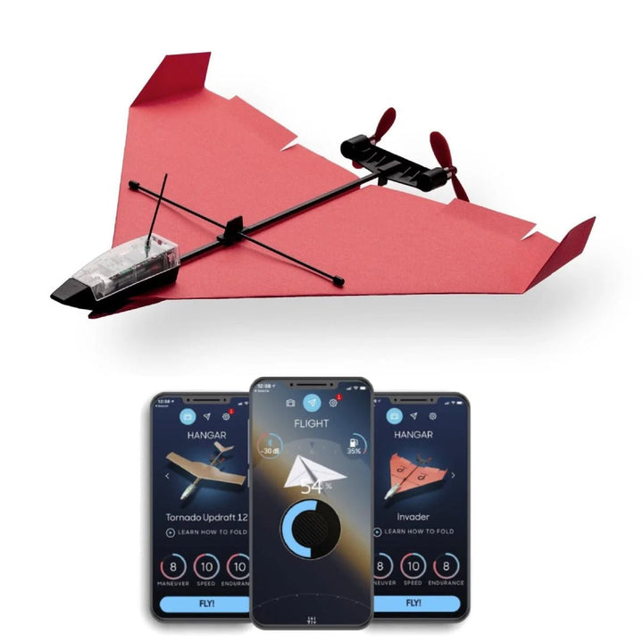 PowerUp 4.0 Smartphone Controlled Paper Airplane Kit - Tools 4 Teaching