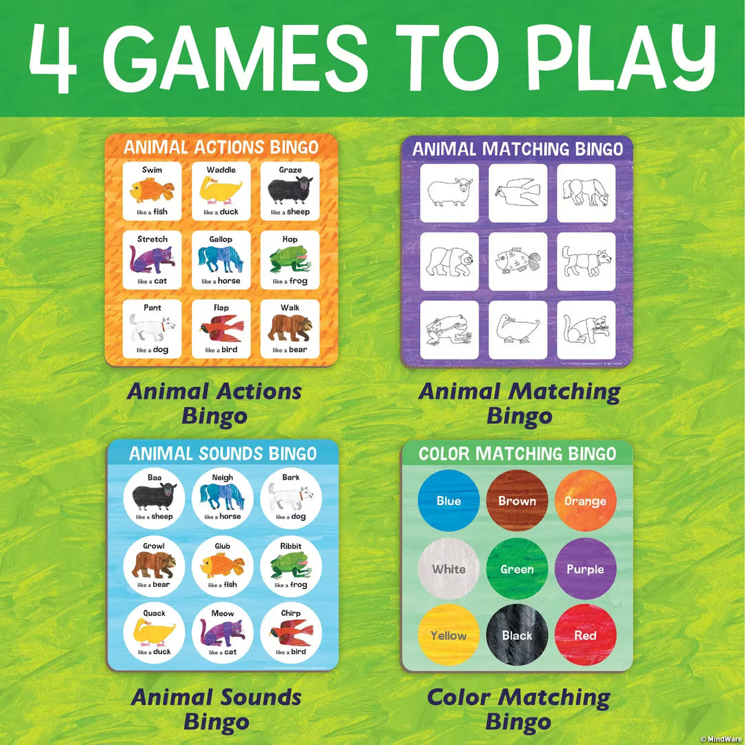 Eric Carle Brown Bear Animal Bingo
