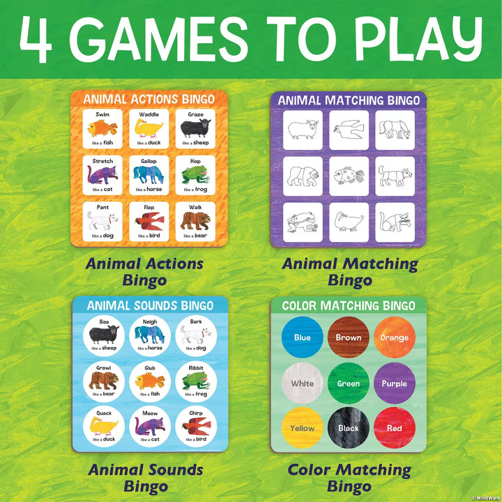 Eric Carle Brown Bear Animal Bingo