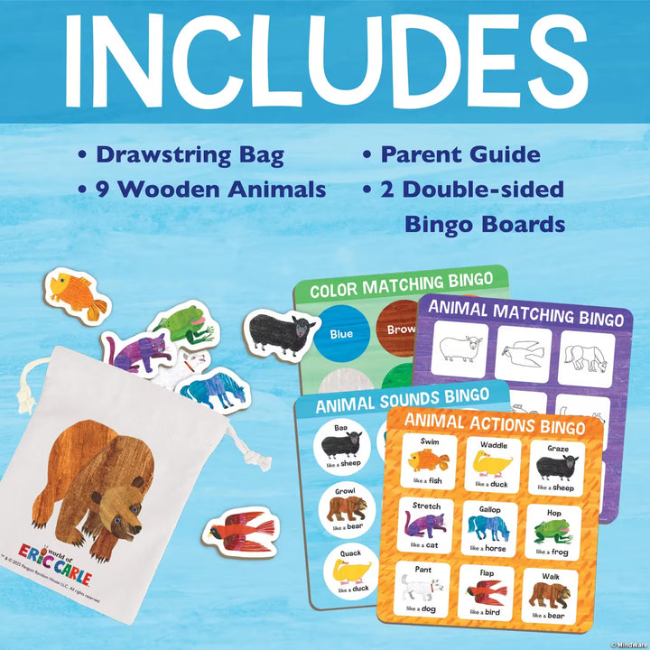 Eric Carle Brown Bear Animal Bingo