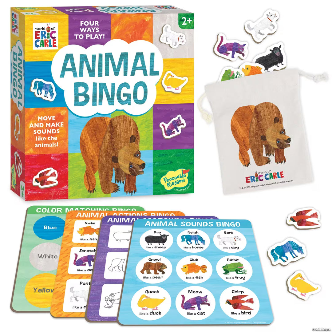 Eric Carle Brown Bear Animal Bingo
