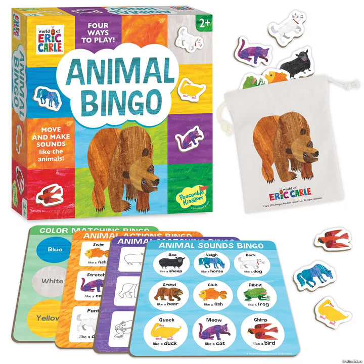 Eric Carle Brown Bear Animal Bingo