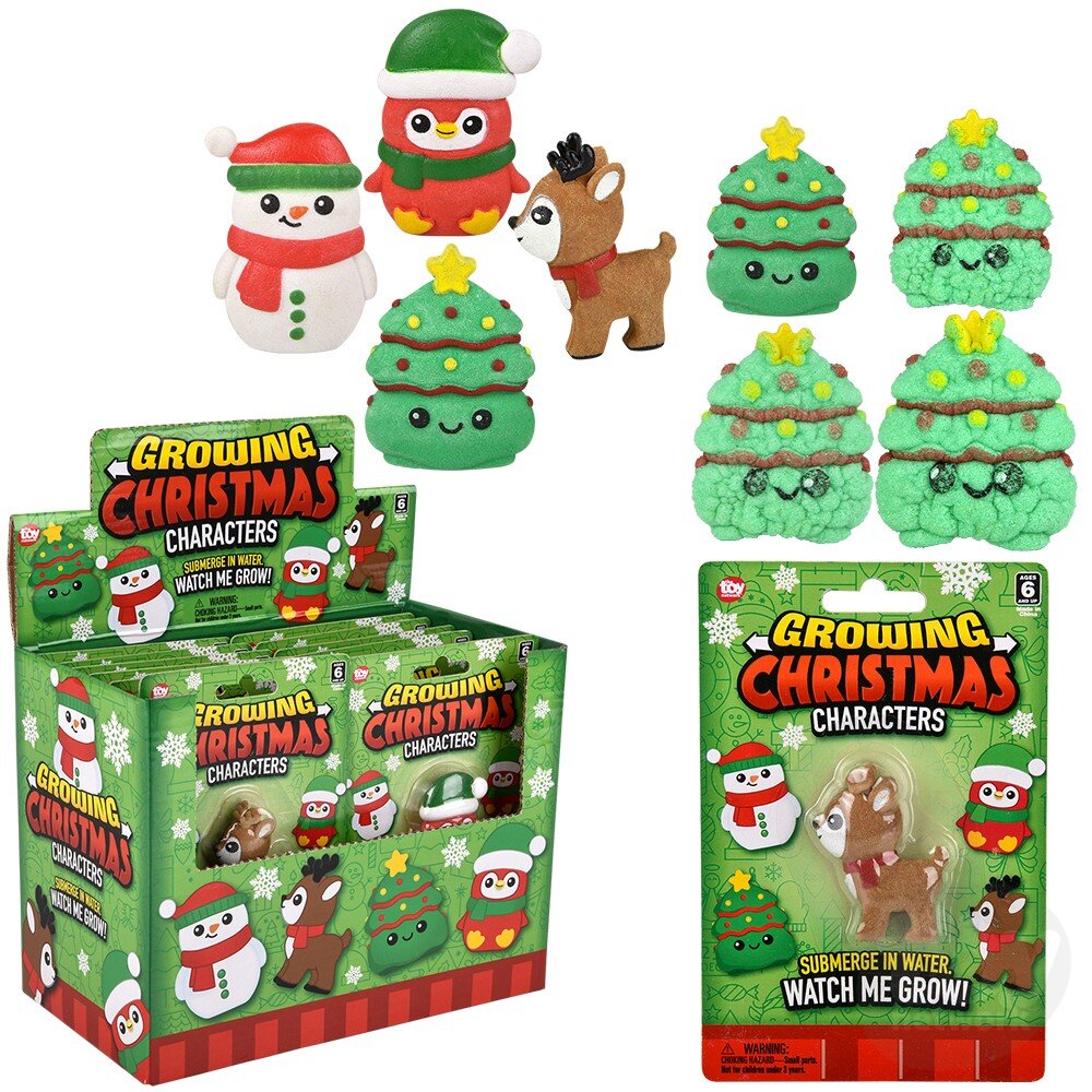 Christmas Growing Characters 2" (Assorted)