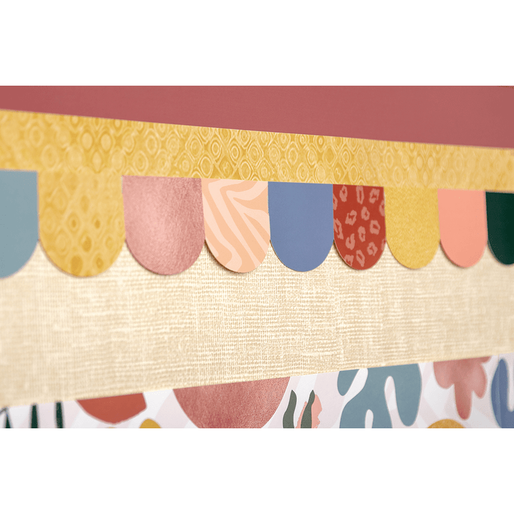 Wonderfully Wild Scalloped Die-Cut Broder Trim-Borders-Tools 4 Teaching-Classroom Decor and More