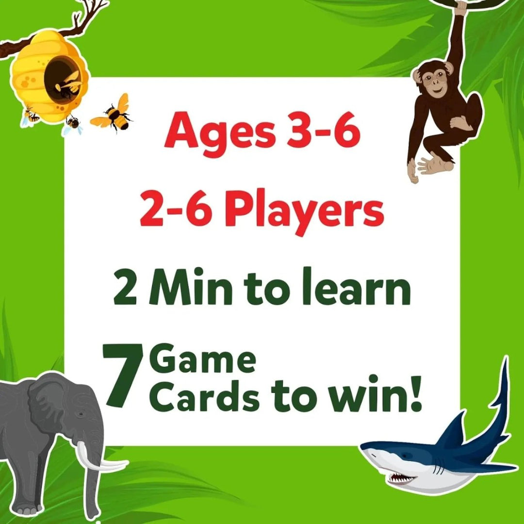 Guess in 10 Junior: Animal Kingdom | Trivia card game (ages 3-6)-Craft Activity-Tools 4 Teaching-Classroom Decor and More