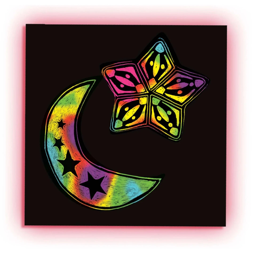 Rainbow Mini Scratch Art Notes - Tools 4 Teaching