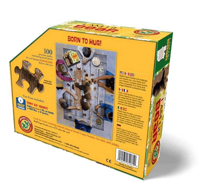 *I AM LiL' BEAR 100 pcs Puzzle-Puzzles-Tools 4 Teaching-Classroom Decor and More