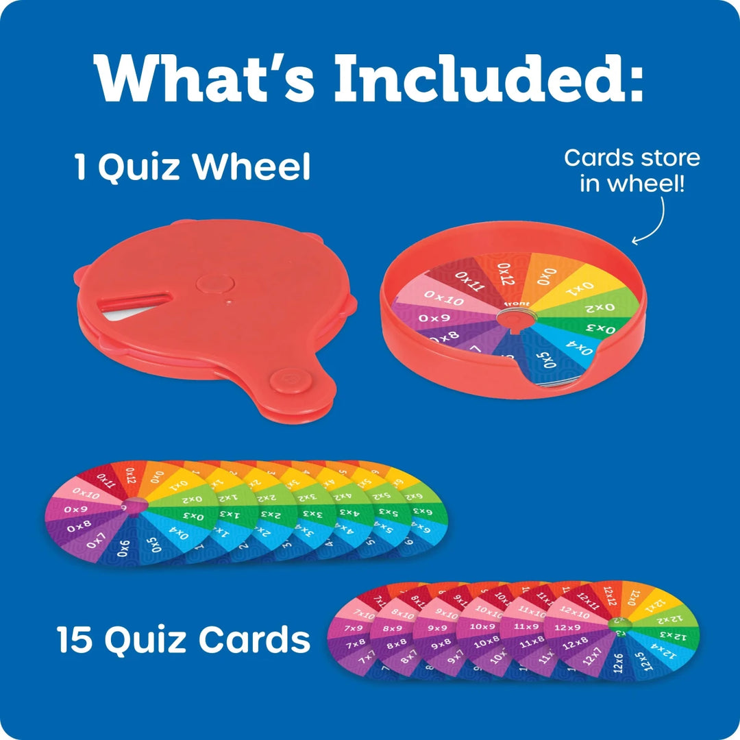 Skill Builders! Multiplication Quiz Wheel - Tools 4 Teaching