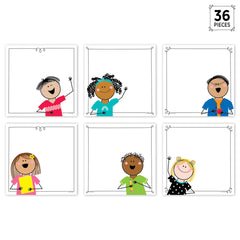 Stick Kids 6" Designer Cut-Outs-Accents-Tools 4 Teaching-Classroom Decor and More