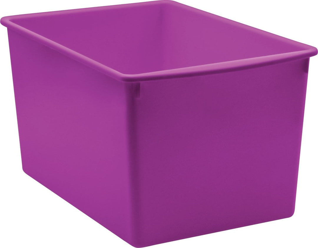Plastic Multi-Purpose Bin: Purple-Organization-Tools 4 Teaching-Classroom Decor and More