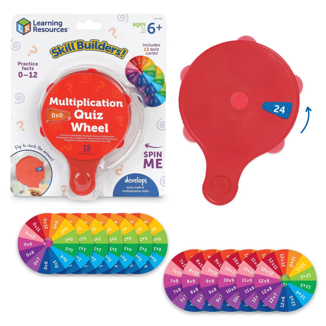 Skill Builders! Multiplication Quiz Wheel - Tools 4 Teaching