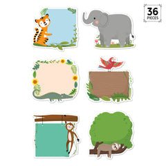 Jungle Friends 6" Designer Cut-Outs-Accents-Tools 4 Teaching-Classroom Decor and More