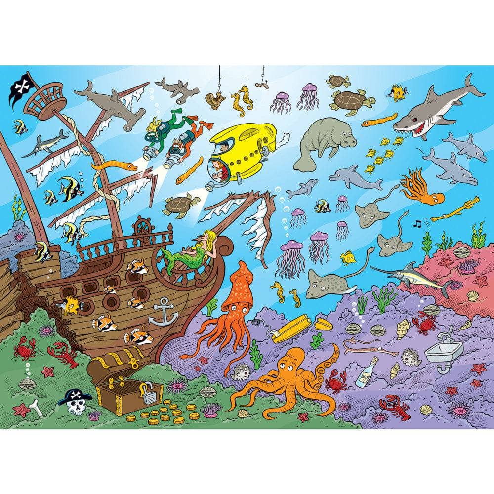 101 Things to Spot Underwater - 101 Piece Jigsaw Puzzle-Puzzles-Tools 4 Teaching-Classroom Decor and More