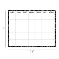 Messy Dots on Black Calendar Chart-Charts-Tools 4 Teaching-Classroom Decor and More