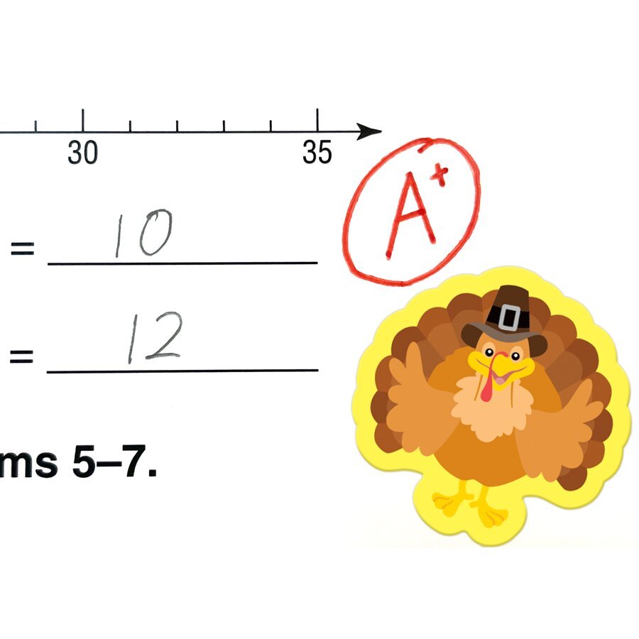 Turkey Stickers-Tools 4 Teaching-Classroom Decor and More
