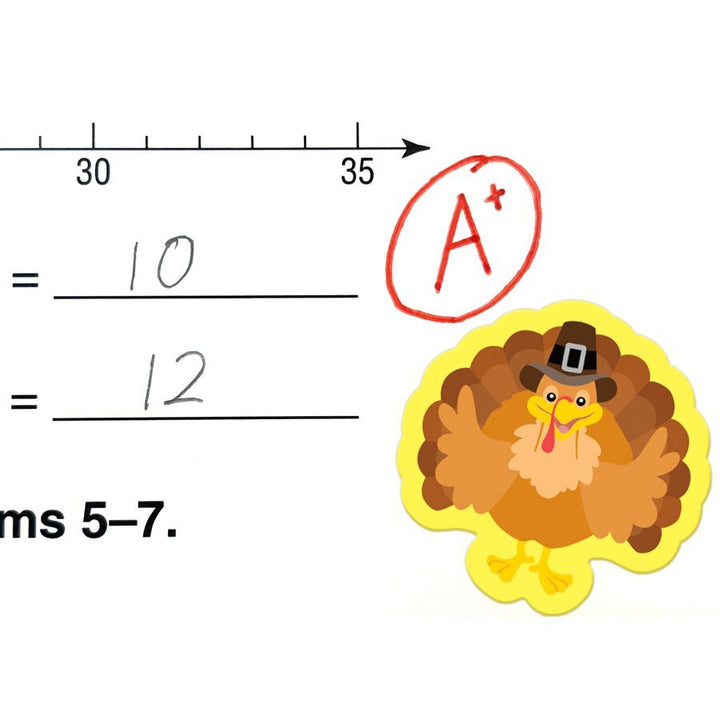 Turkey Stickers-Tools 4 Teaching-Classroom Decor and More
