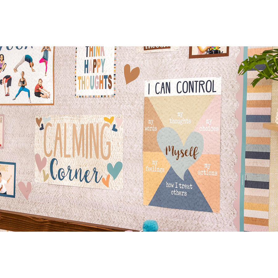 Everyone is Welcome Calming Corner Bulletin Board-Bulletin Board Sets-Tools 4 Teaching-Classroom Decor and More
