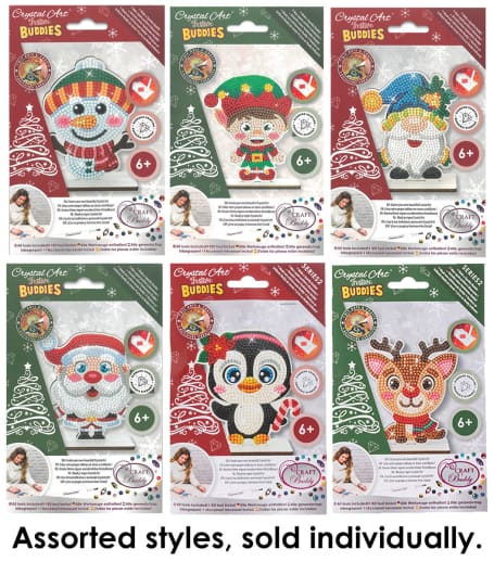 Crystal Art Buddies Holiday (Assorted/ One Unit Per Sale)