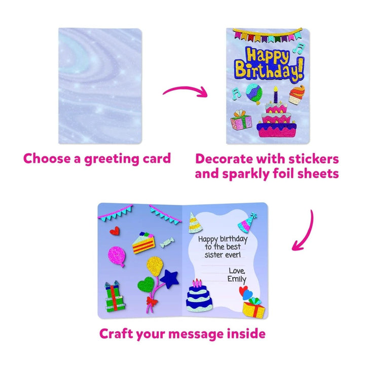 Foil Fun: Card Making Set | No Mess Art Kit (Ages 4-9)-Craft Activity-Tools 4 Teaching-Classroom Decor and More