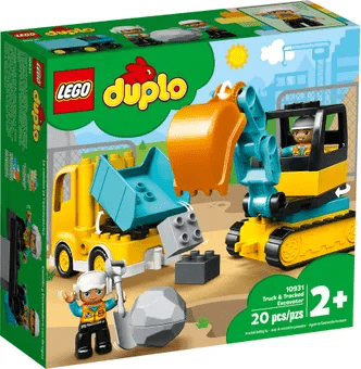 LEGO® DUPLO® Truck & Tracked Excavator-LEGO-Tools 4 Teaching-Classroom Decor and More