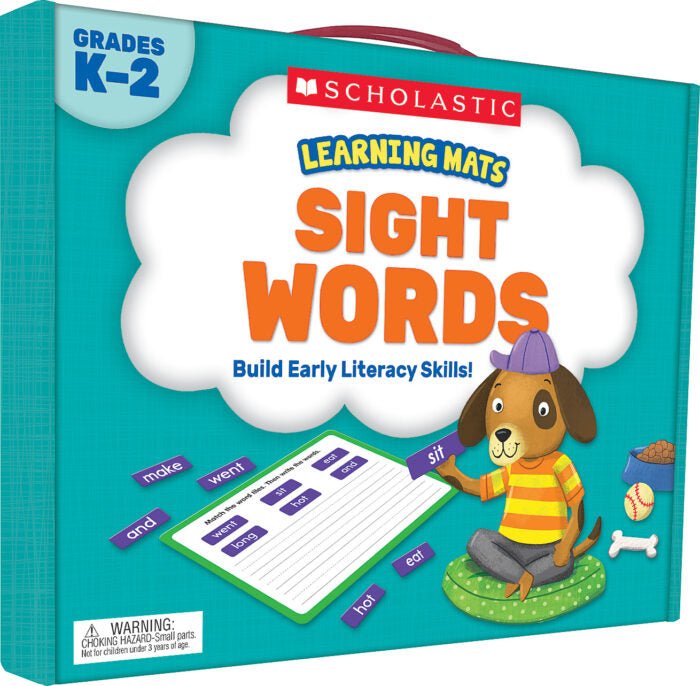 Learning Mats: Sight Words-Subjects - Reading - Sight Words-Tools 4 Teaching-Classroom Decor and More