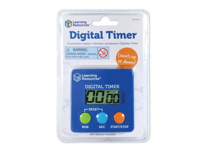 Digital Timer-Numbers, Counting & Sorting-Tools 4 Teaching-Classroom Decor and More
