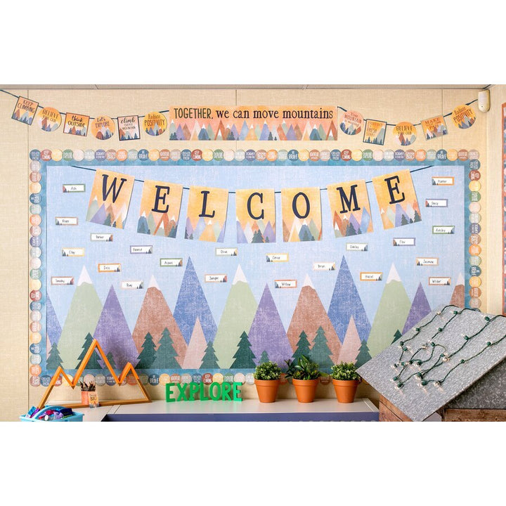 Better Than Paper® Bulletin Board Roll: Moving Mountains-Bulletin Board Paper - Better Than Paper-Tools 4 Teaching-Classroom Decor and More