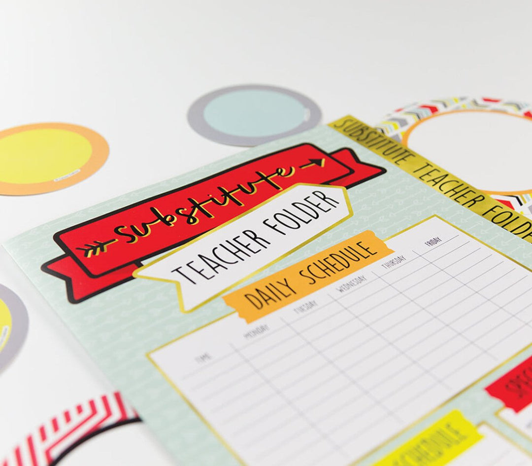 Aim High Substitute Teacher Folder-Classroom Essentials-Tools 4 Teaching-Classroom Decor and More