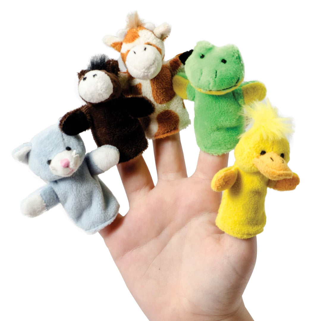 Animal Finger Puppets (Assortment)-Stuffed Animals & Plush-Tools 4 Teaching-Classroom Decor and More