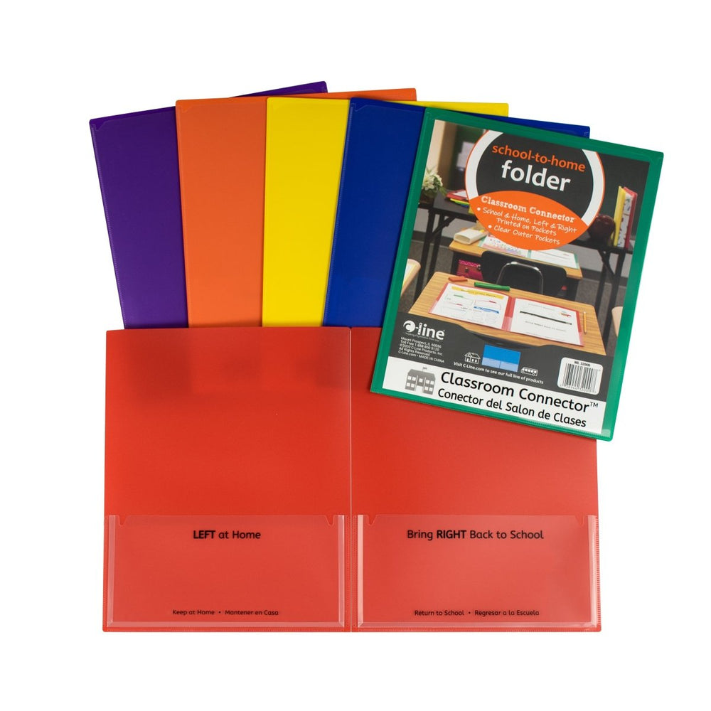 *Classroom Connector Folders, Assorted, 1/EA-Arts & Crafts-Tools 4 Teaching-Classroom Decor and More