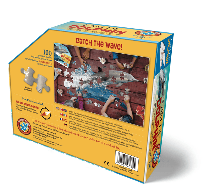 I AM LiL' DOLPHIN 100 pcs Puzzle-Puzzles-Tools 4 Teaching-Classroom Decor and More