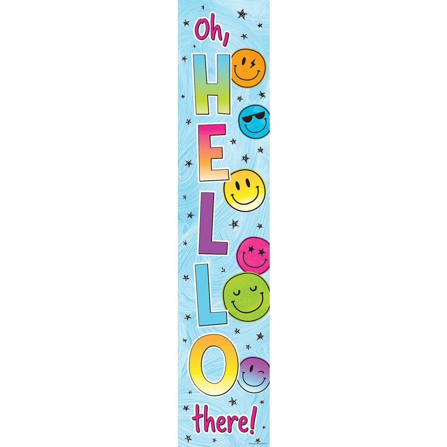 Brights 4Ever Oh, Hello There! Banner-Banner-Tools 4 Teaching-Classroom Decor and More