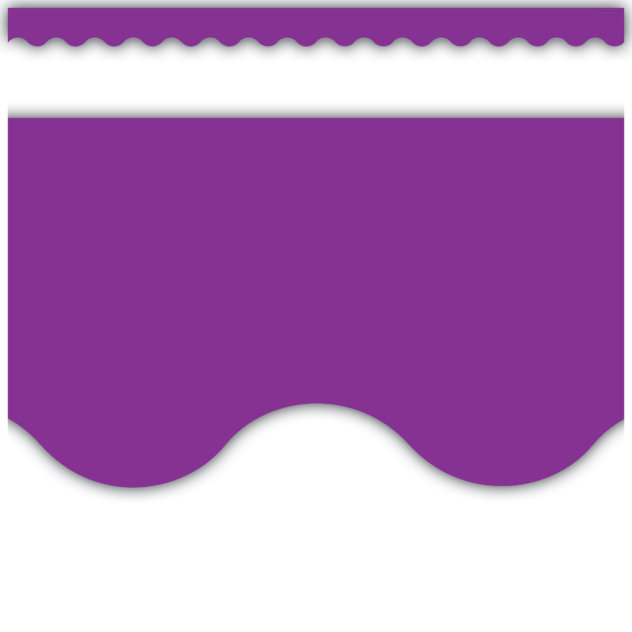 Purple Scalloped Border-Borders-Tools 4 Teaching-Classroom Decor and More